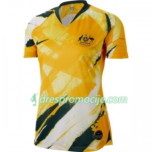 Australija Dres Domaći Svjetsko Prvenstvo - Žene 2019 Kratkih Rukava Australija Dres Domaći Svjetsko Prvenstvo - Žene 2019 Kratkih Rukava